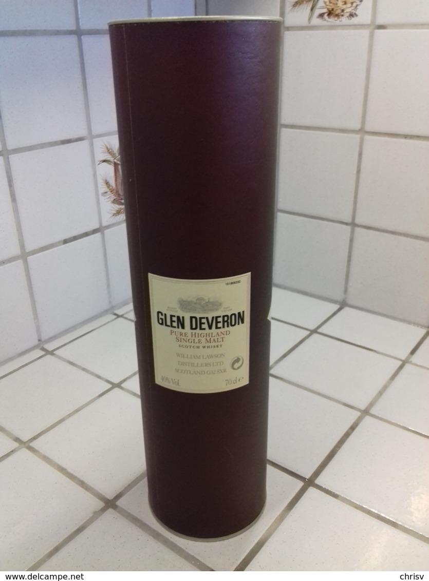 Boite-étui Carton - Whisky GLEN DEVERON  10 Ans D'age 1994 - Whisky