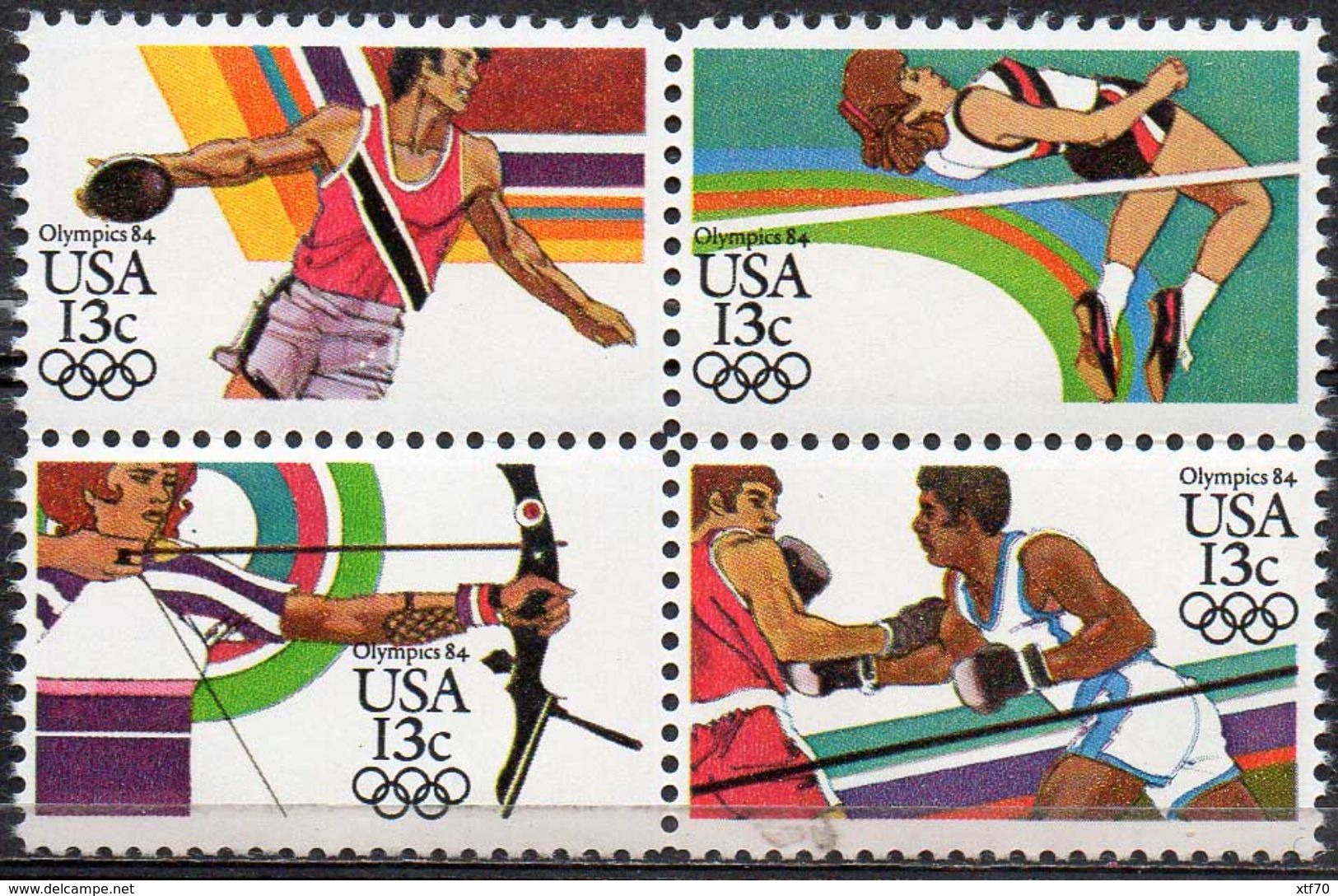 U.S.A. 1983 Olympic Games - Unused Stamps