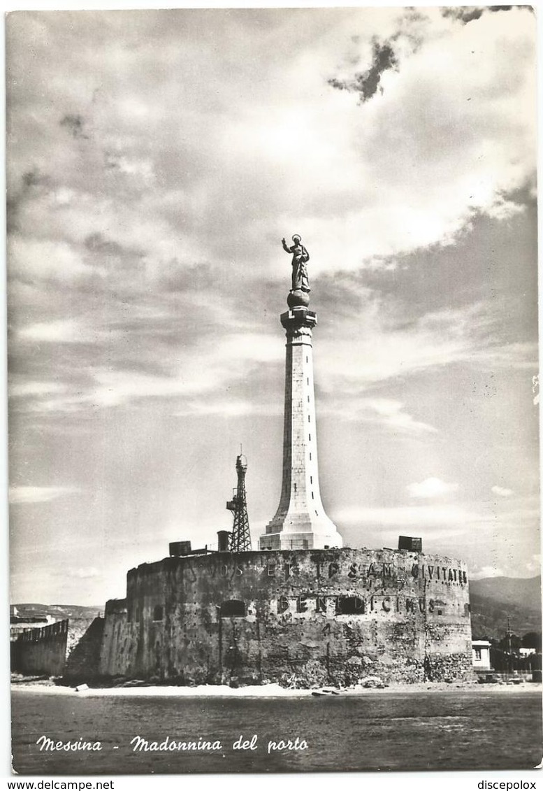 X1363 Messina - La Madonnina Del Porto / Non Viaggiata - Messina