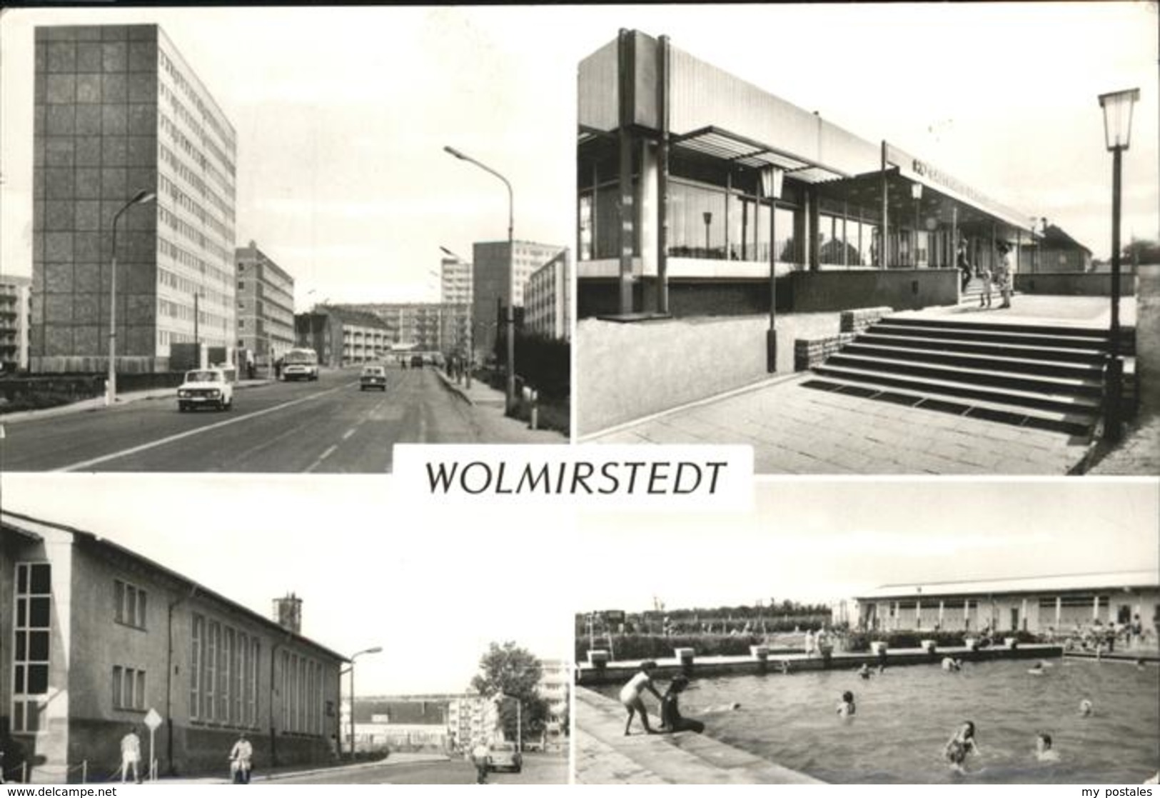41235650 Wolmirstedt HO-Gaststaette Kristall, Jahn-Sporthalle Wolmirstedt - Wolmirstedt