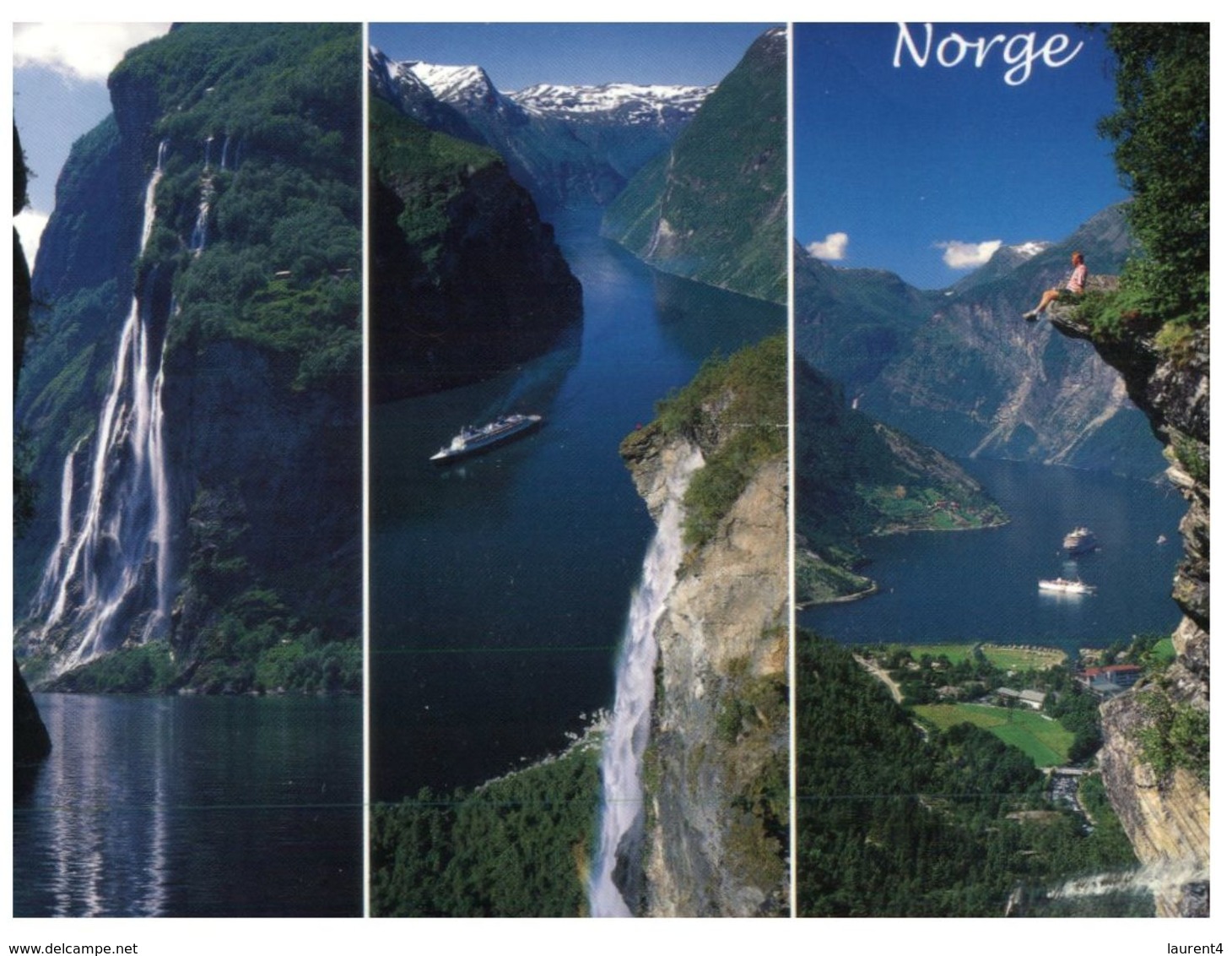 (500) Norway - Fjord And Cruise Ship - Norway