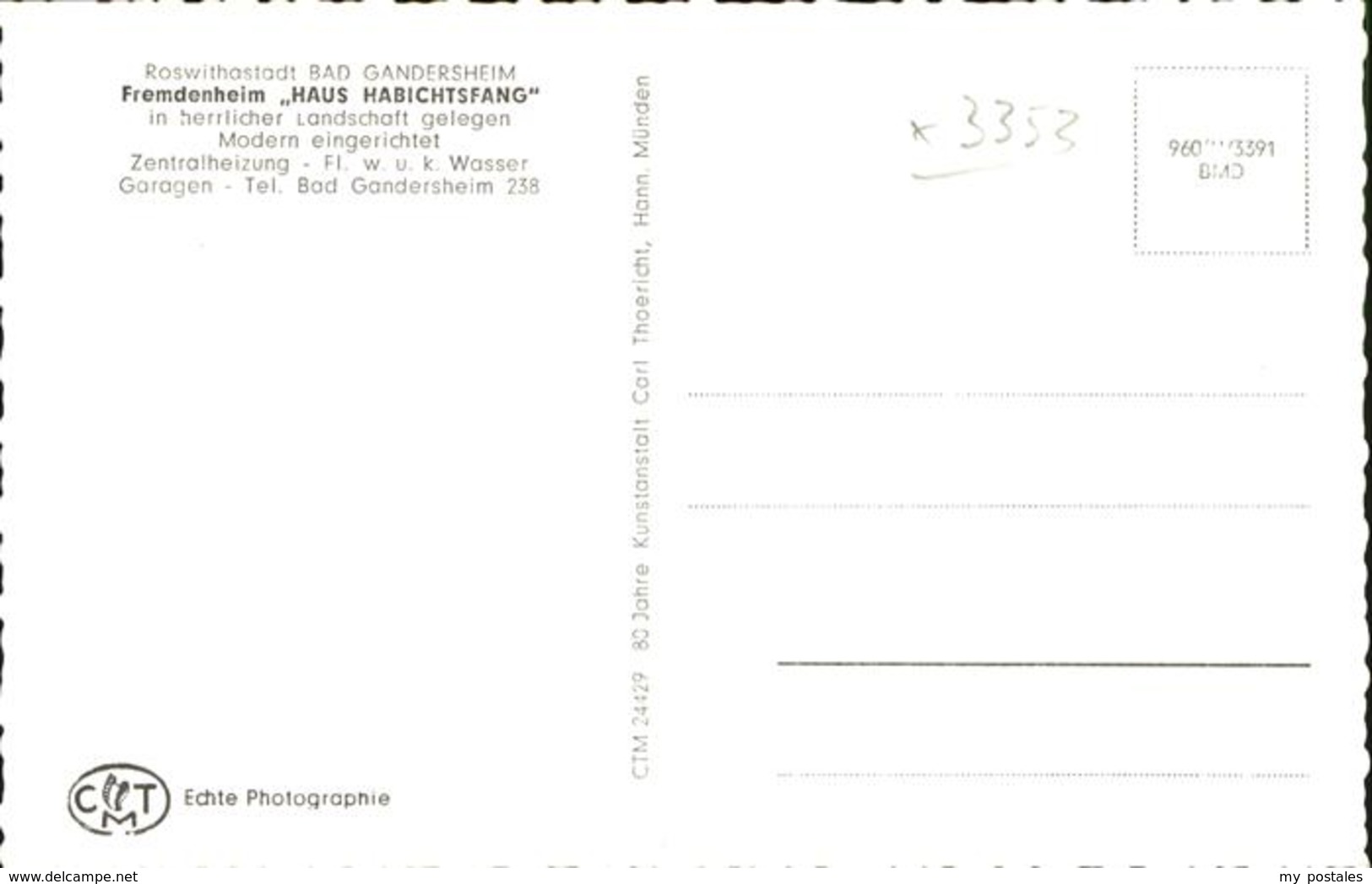 41228486 Bad Gandersheim Fremdenheim Haus Habichtsfang Bad Gandersheim - Bad Gandersheim