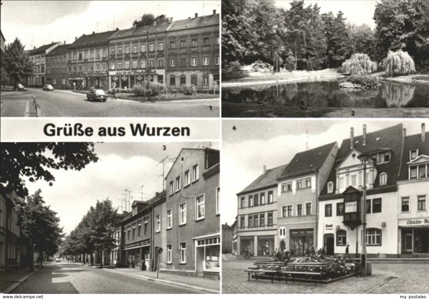 41522127 Wurzen Sachsen Friedrich Engels Platz Stadtpark Karl Marx Str Platz Der - Wurzen