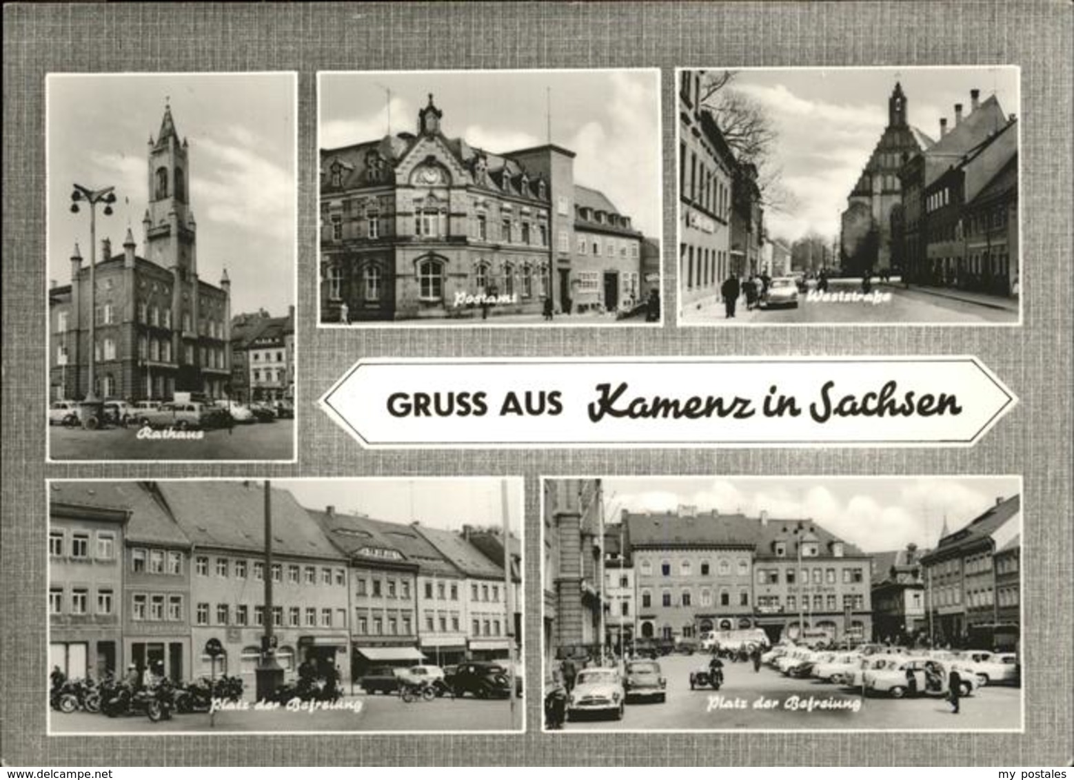 41233926 Kamenz Sachsen Rathaus Platz Der Befreiung Postamt Kamenz - Kamenz