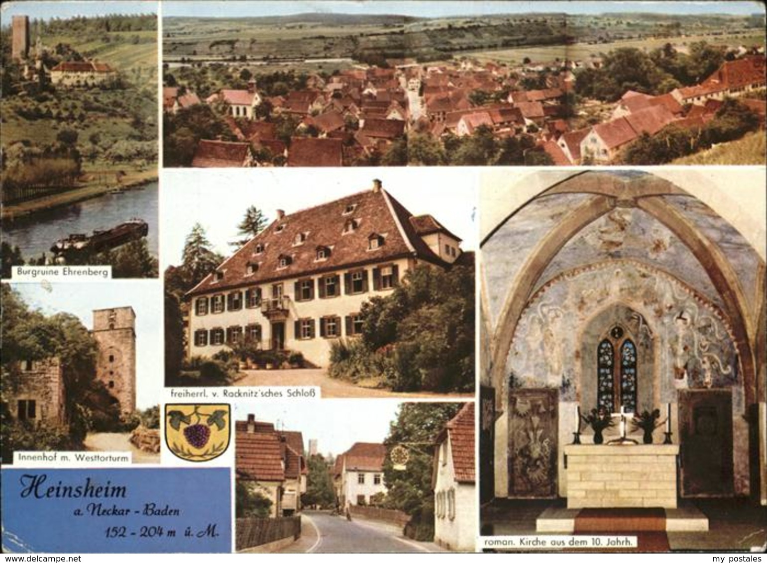 41234193 Heinsheim Baden Roman. Kirche Rocknitz'sches Schloss Ruine Ehrenberg Ba - Bad Rappenau