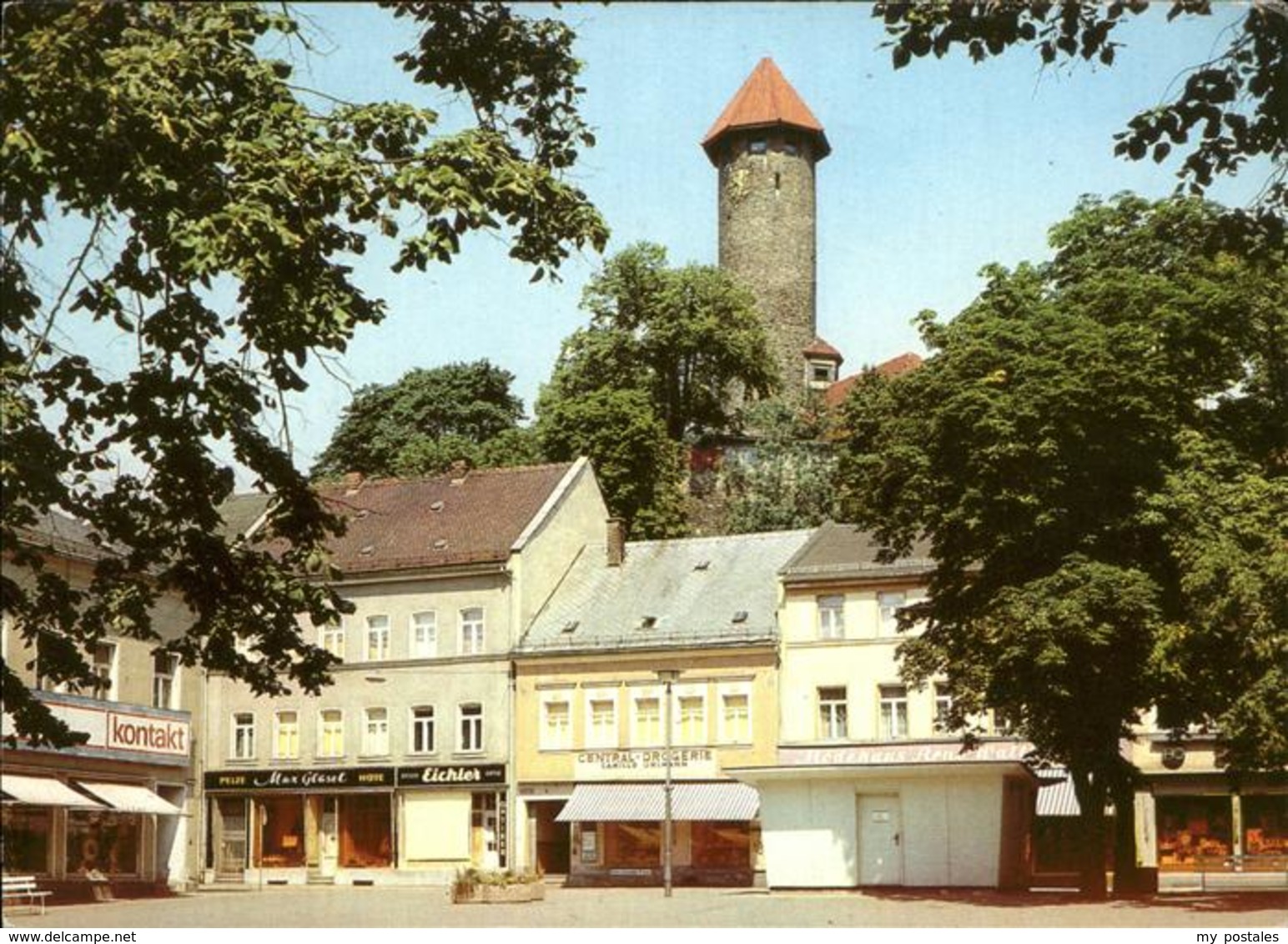 41239002 Auerbach Vogtland Friedensplatz, Schloss Auerbach - Auerbach (Vogtland)