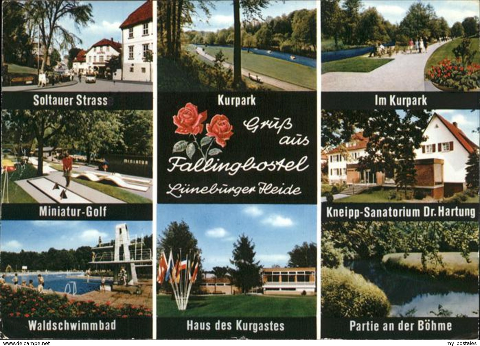 41246434 Fallingbostel Boehme Kurgasthaus Waldschwimmbad Minigolf Kurpark Dr. Ha - Fallingbostel