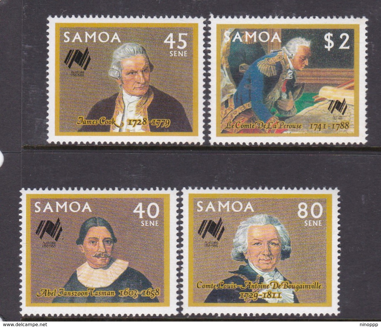 Samoa SG 758-761  1987 Bicentenary Of Australian Settlement,mint Never Hinged - Samoa