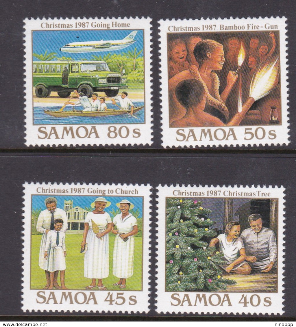 Samoa SG 764-767 1987 Christmas,mint Never Hinged - Samoa