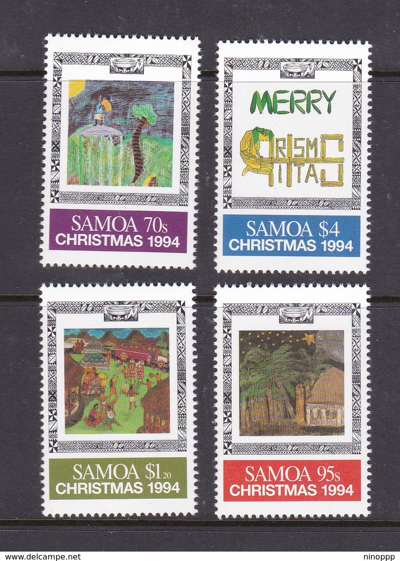 Samoa SG 933-936  1994 Christmas,mint Never Hinged - Samoa