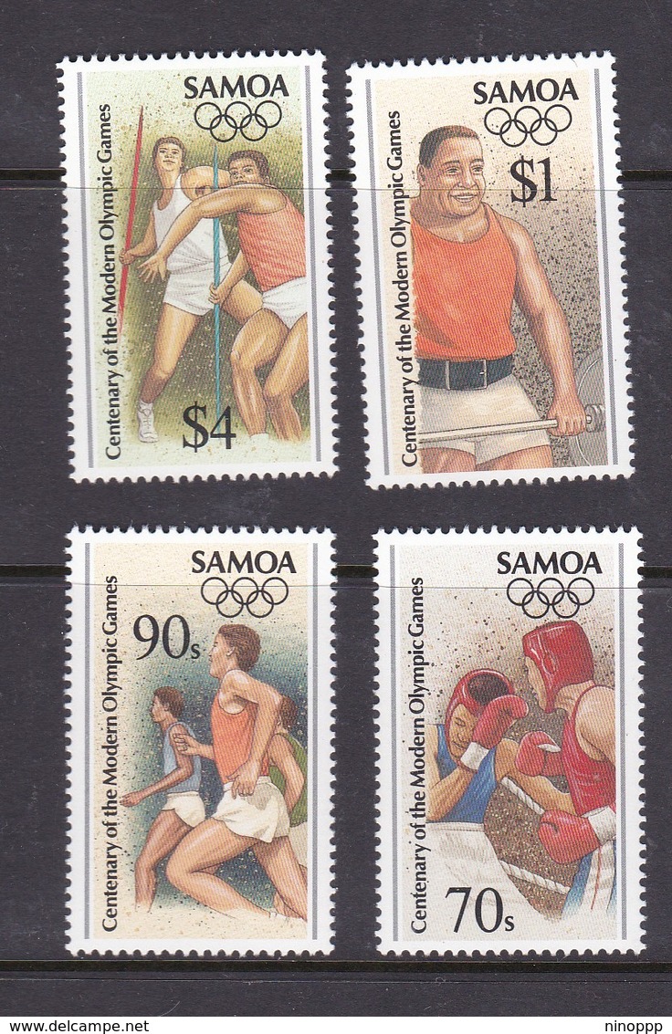 Samoa SG 990-993 1996 Centenary Of Olympic Games Atlanta MNH - Samoa