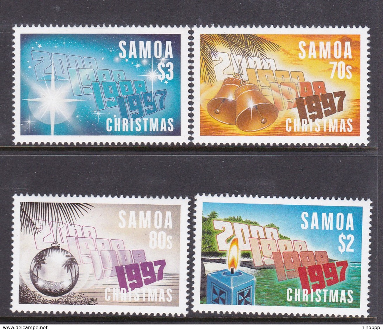 Samoa SG 1019-1022 1997 Christmas,mint Never Hinged - Samoa