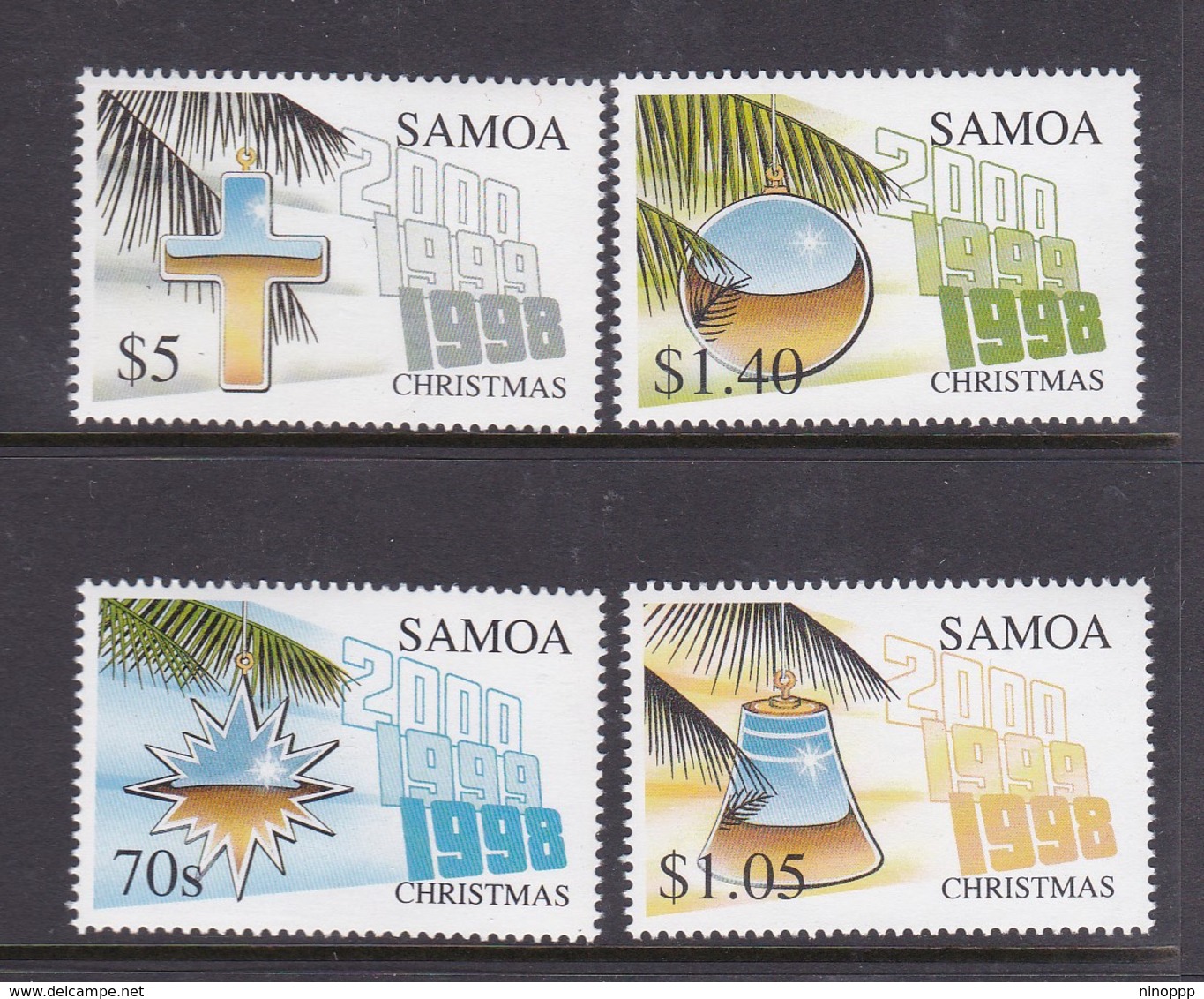 Samoa SG 1034-1037 1998 Christmas,mint Never Hinged - Samoa