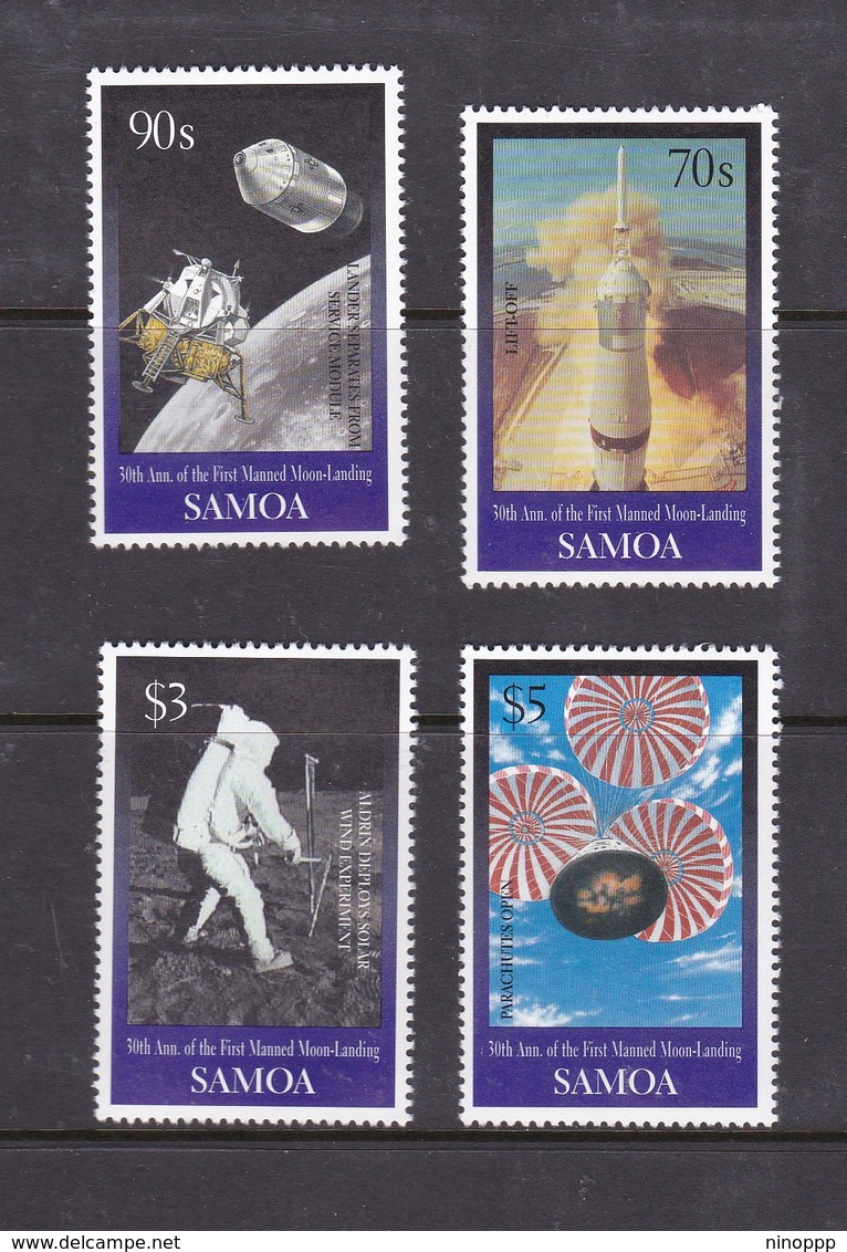 Samoa SG 1044-1047 1999 Moon Landing,mint Never Hinged - Samoa