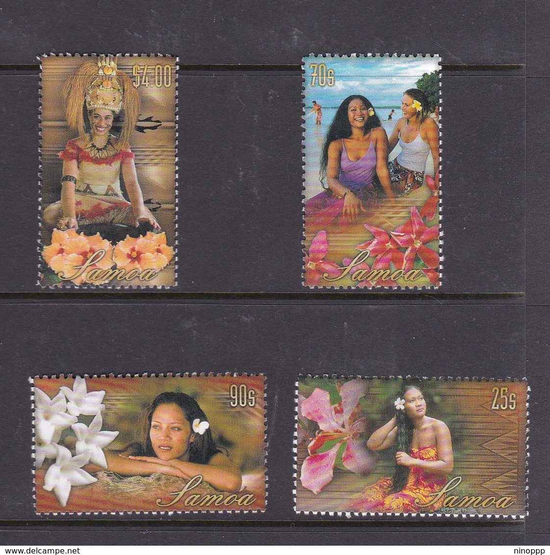 Samoa SG 1150-1153 2004 Samoan Beauties,mint Never Hinged - Samoa