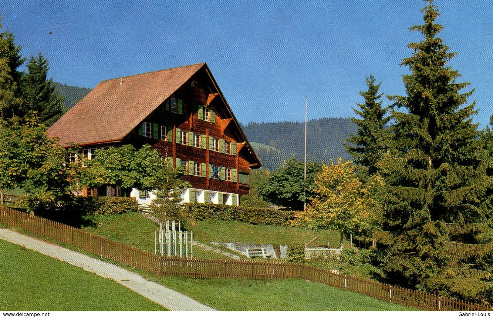 Ferienheim Bärgsunne Der Ferienversorgung Nidau In Schwanden Ob Sigriswil - Nidau