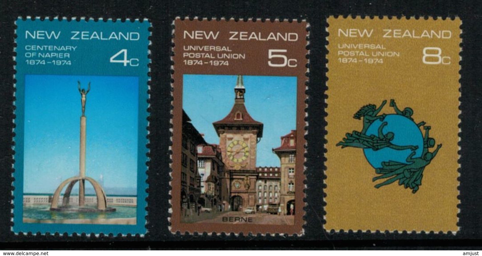 Nouvelle Zélande // New Zealand // 1974 // Centenaire De Napier Série ** Y&T 608-610 - Neufs