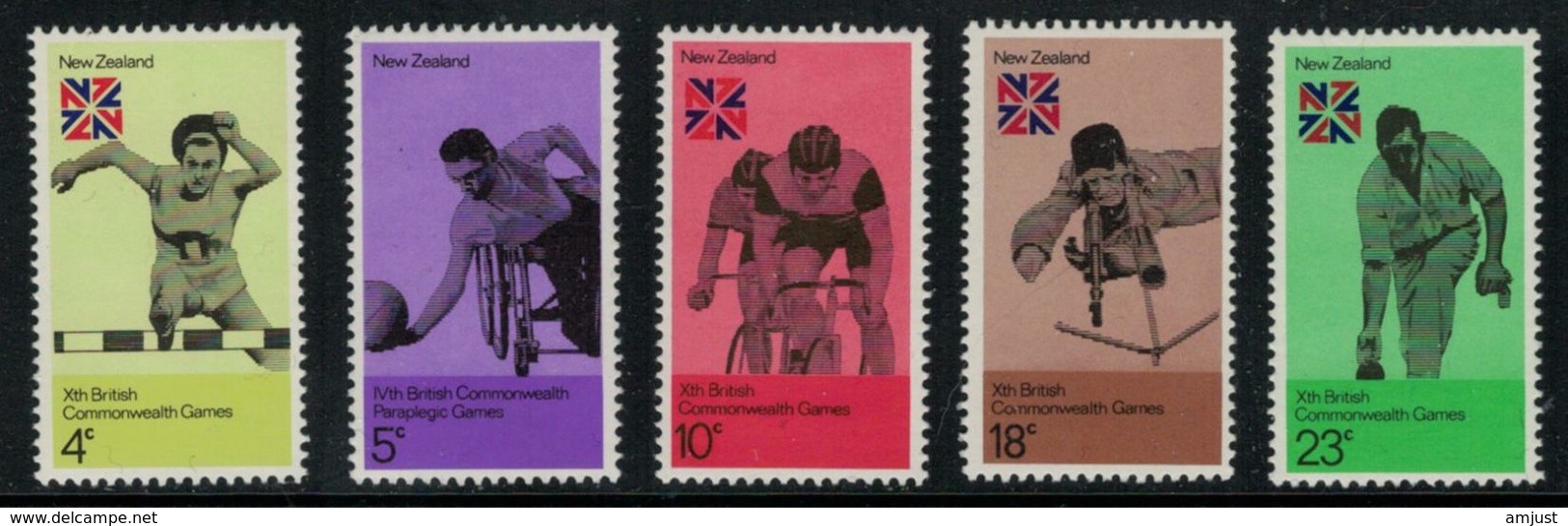 Nouvelle Zélande // New Zealand // 1974 // Sport Série ** Y&T 603-607 - Neufs
