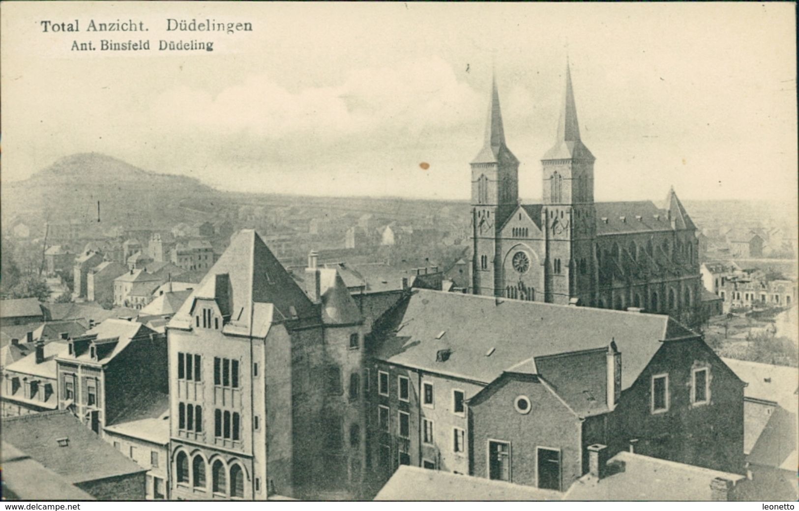 AK Düdelingen, Total Anzicht. Ant. Binsfeld Düdeling, Um 1910 (29908) - Dudelange