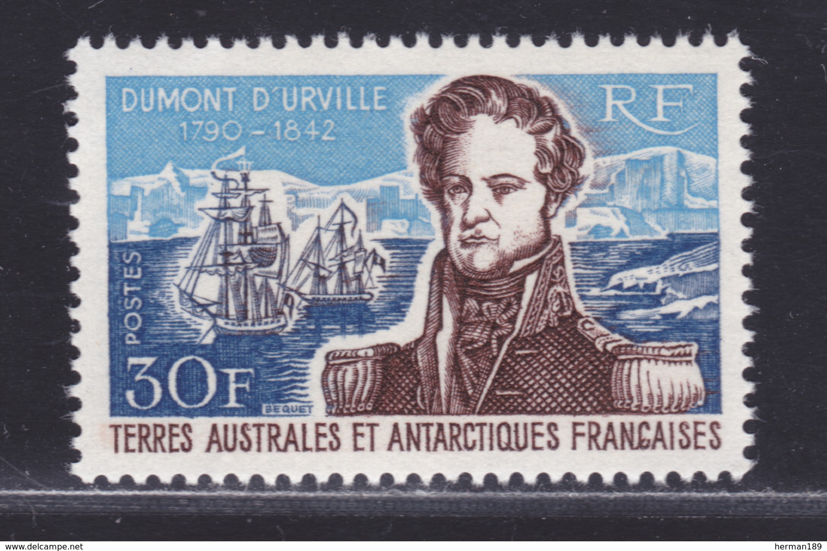 TAAF N°   25 ** MNH Neuf Sans Charnière, TB (D6296) Dumont D'Urville, Bateaux - Unused Stamps