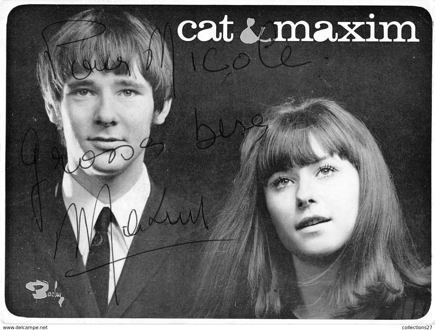 CAT ET MAXIM LEFORESTIER -DEDICACE- - Autres & Non Classés