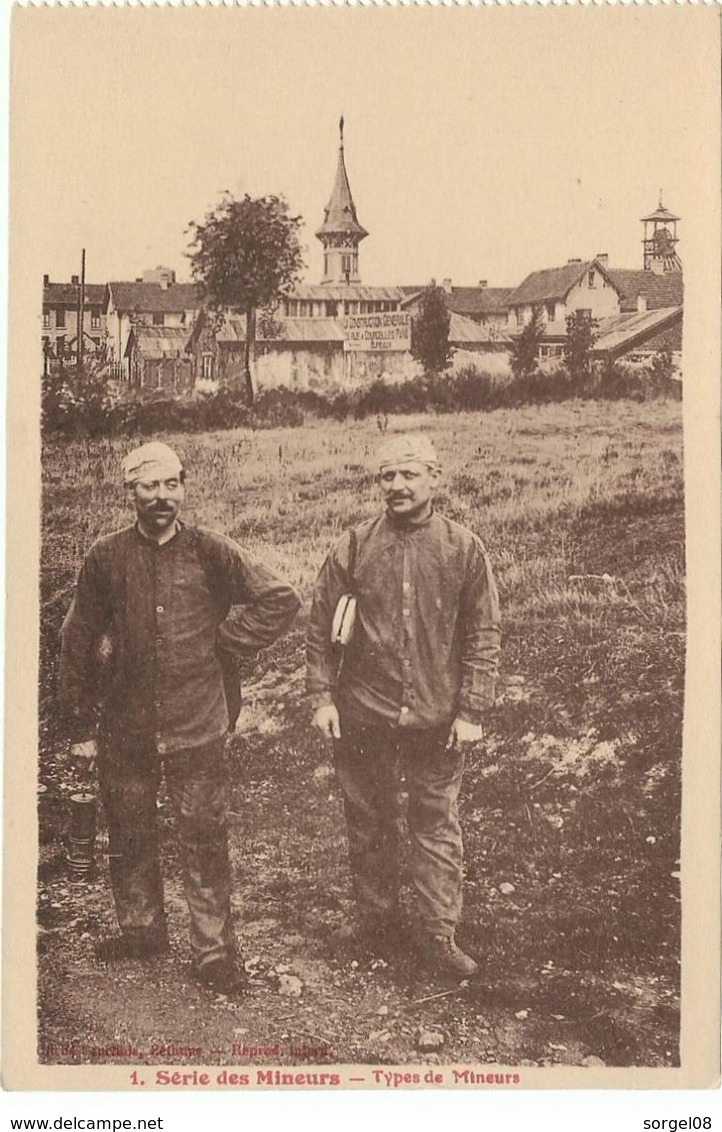 Pas De Calais Série Des Mineurs Type De Mineurs Imprimée à BETHUNE - Bethune