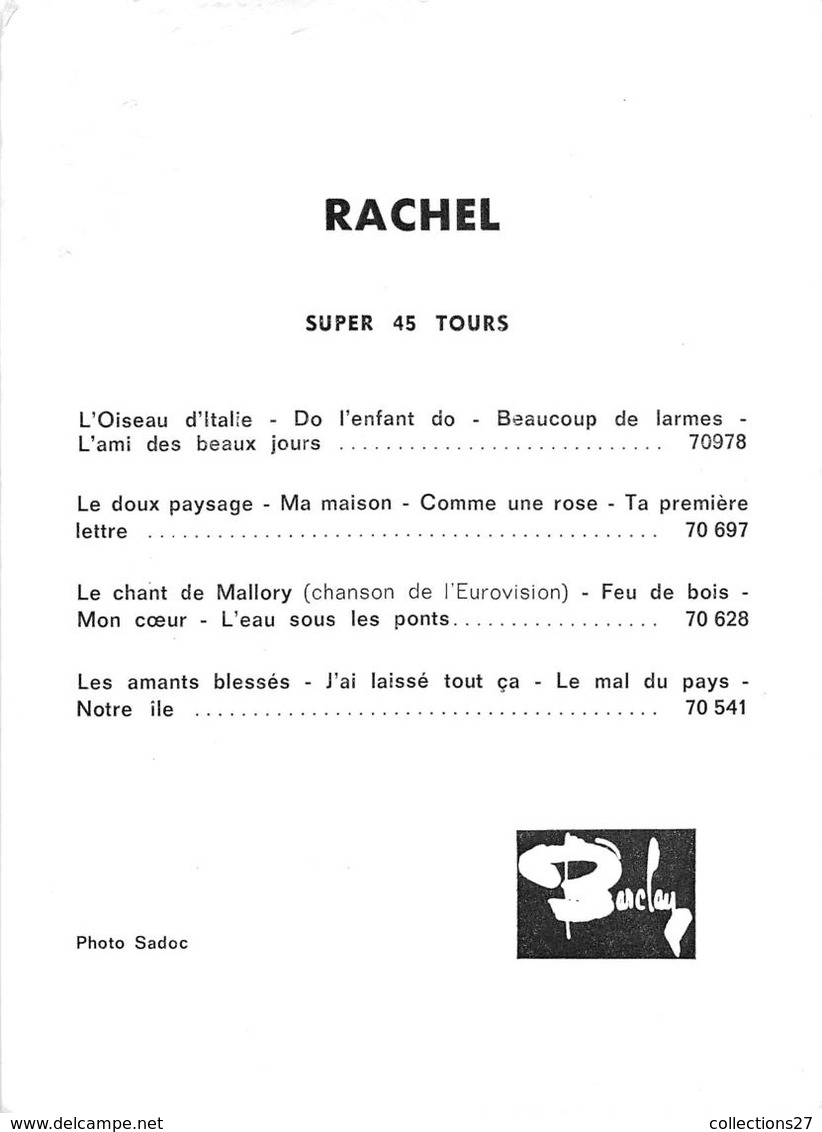 RACHAL -DEDICACE- - Autres & Non Classés