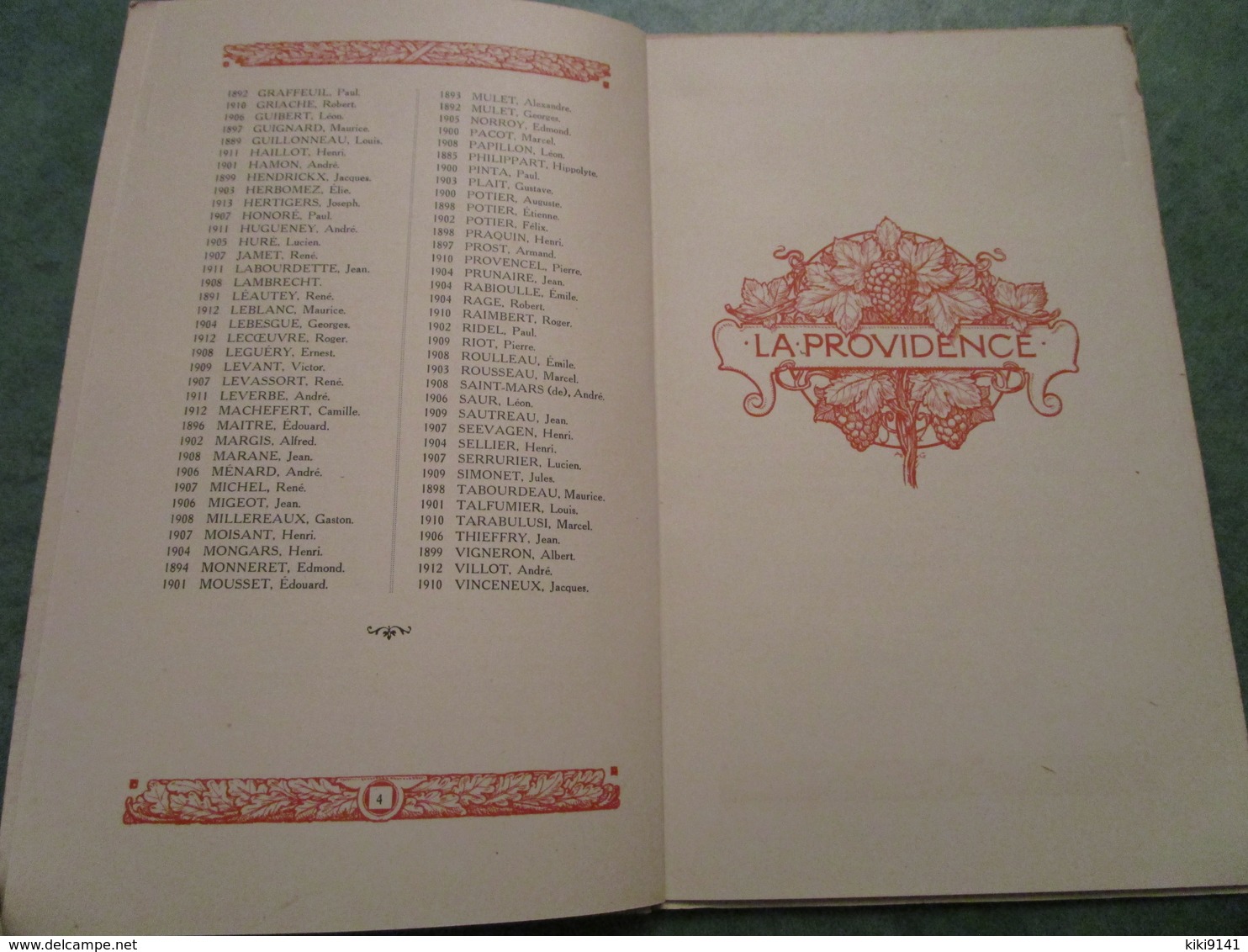 ECOLE COMMERCIALE DES FRANCS-BOURGEOIS . Souvenir De L'Année De Guerre 1916-1917 (18 Pages) - Diploma & School Reports