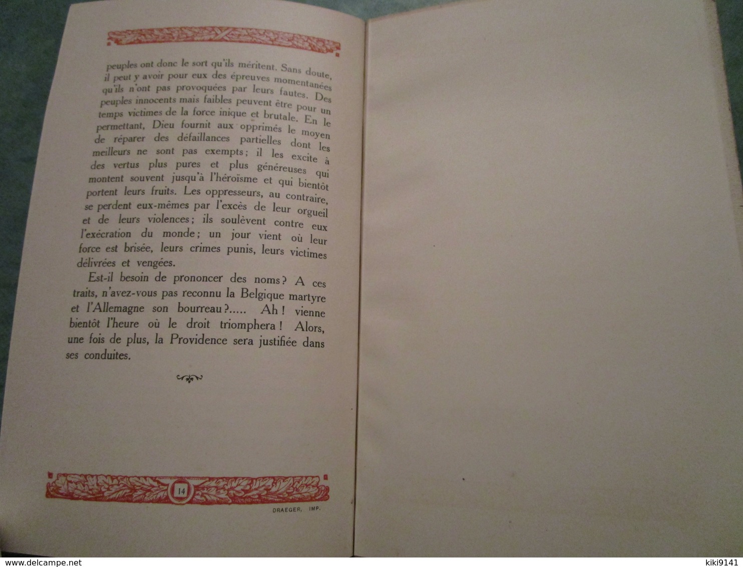 ECOLE COMMERCIALE DES FRANCS-BOURGEOIS . Souvenir de l'Année de Guerre 1916-1917 (18 pages)