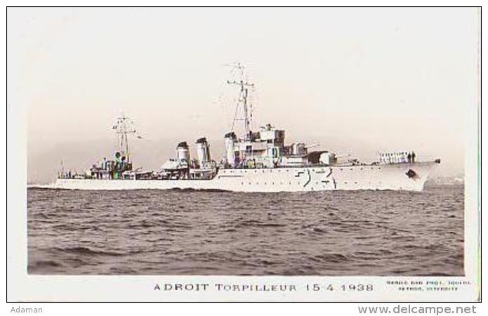 Torpilleur   95           Torpilleur Adroit - Guerre