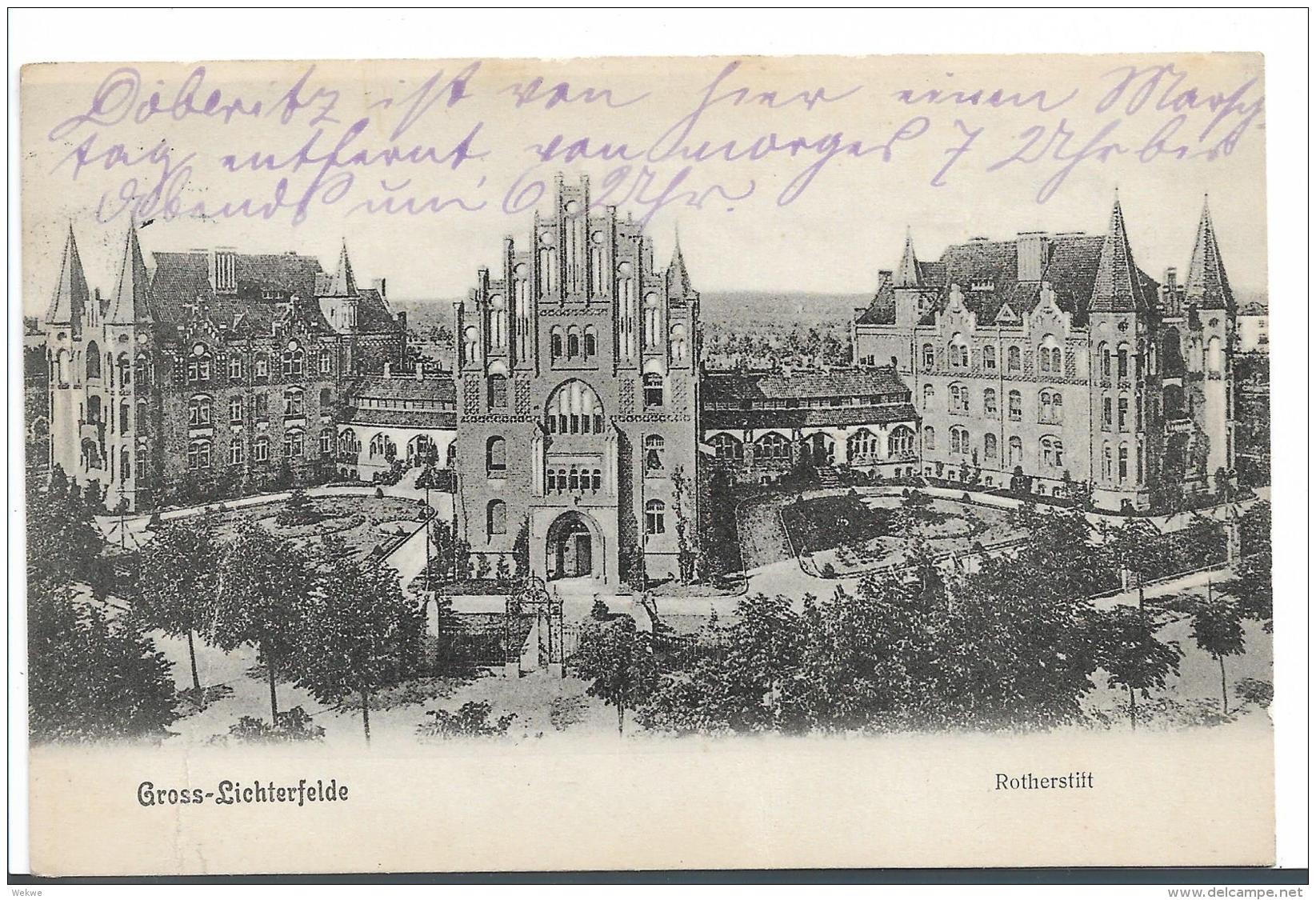 Bln130 / Berlin, Gross.Lichterfelde 1909 - Rothersrift - Lichterfelde