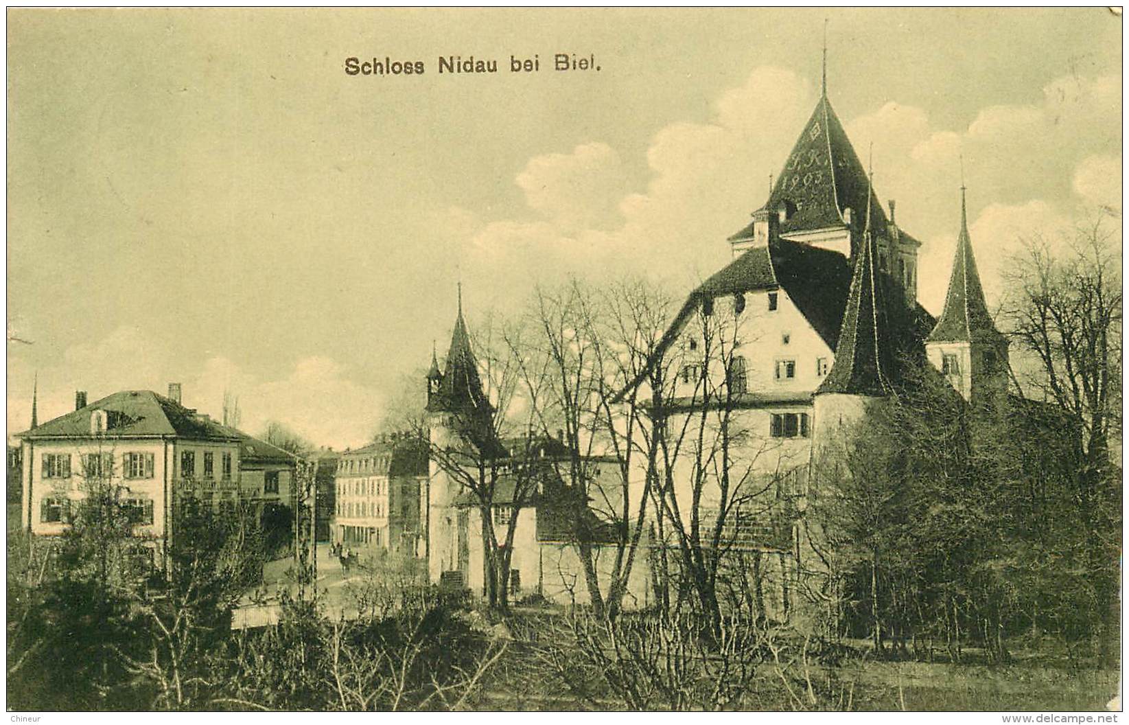 SUISSE SCHLOSS NIDAU BEI BIEL - Nidau