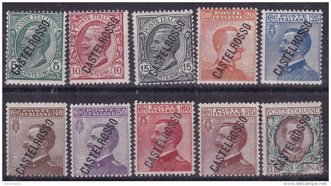 Italy 1924 Castellerosso Sc 65-74 Mint Hinged - Castelrosso