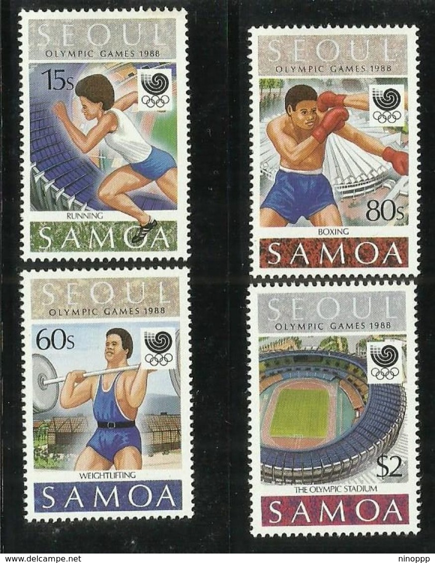 Samoa SG 783-786 1988 Seoul Olympics MNH - Samoa