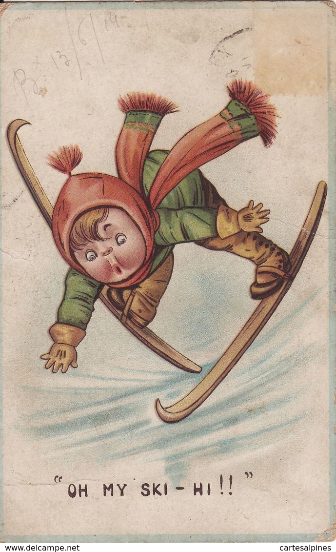 (ski) "Oh My Ski-hi !!", 1914. - Sports D'hiver