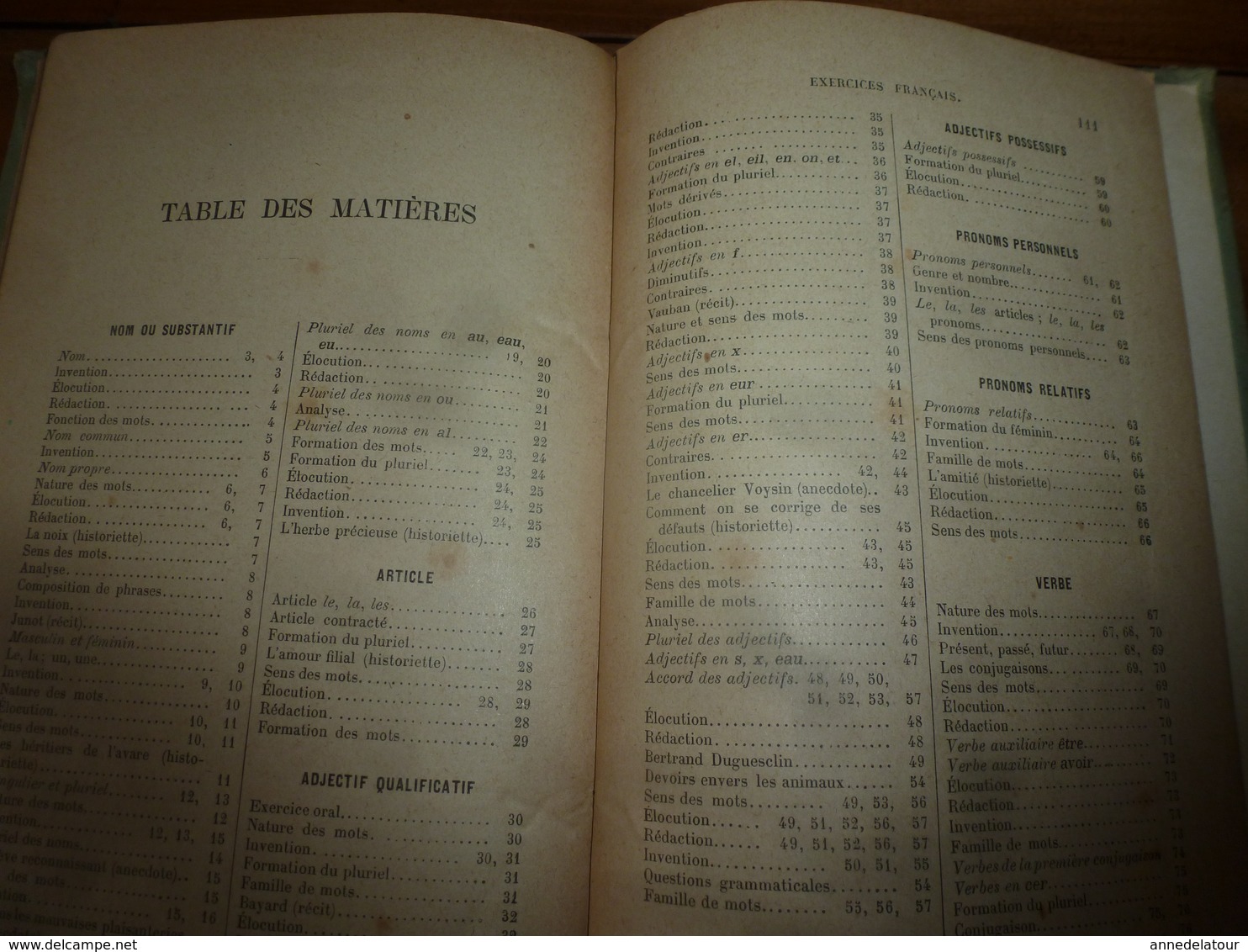 1904 Exercices français pour 7 à 9 ans  --> Bien PENSER,PARLER et ÉCRIRE  le français est une clé de la réussite