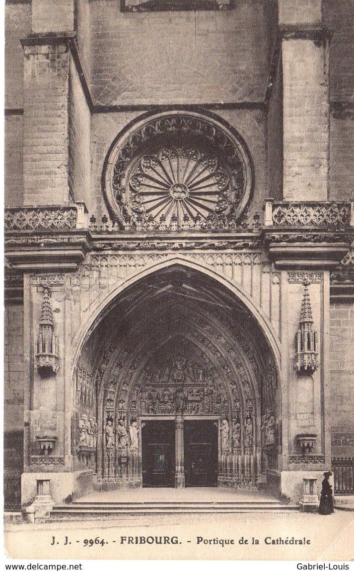 Fribourg - Portique De La Cathédrale - Fribourg