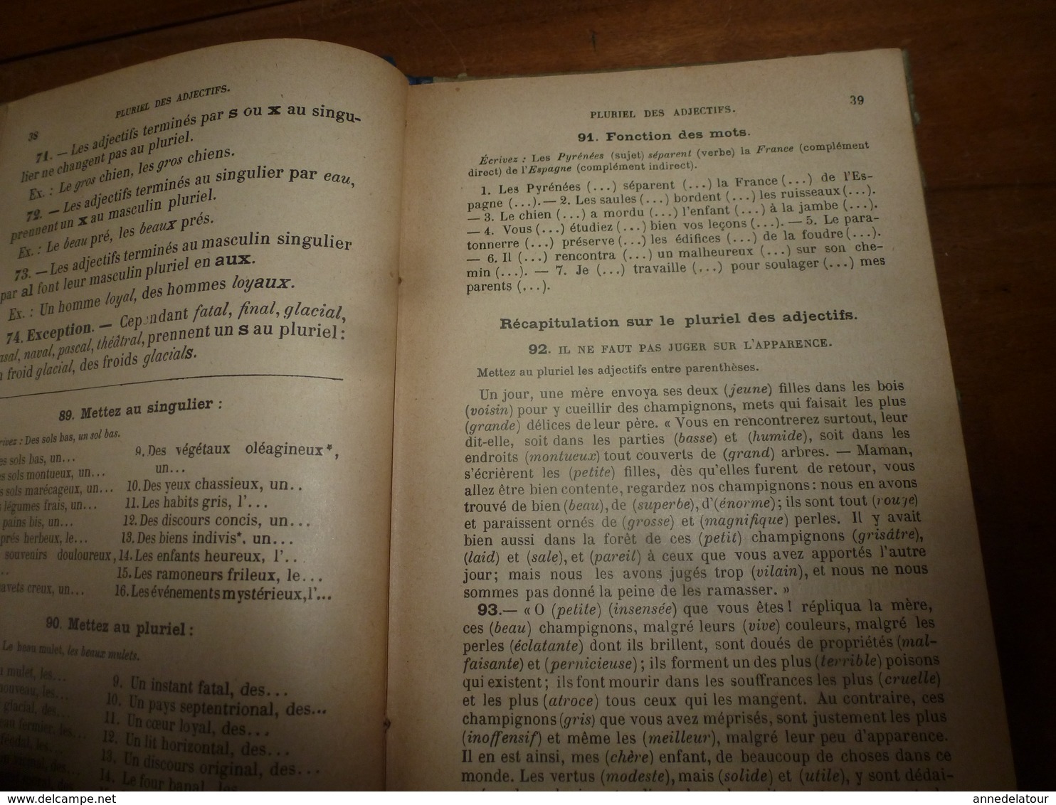 1904 Grammaire Française Pour 9 à 11 Ans  --> Bien PENSER,PARLER Et ÉCRIRE  Le Français Est Une Clé De La Réussite - 6-12 Ans