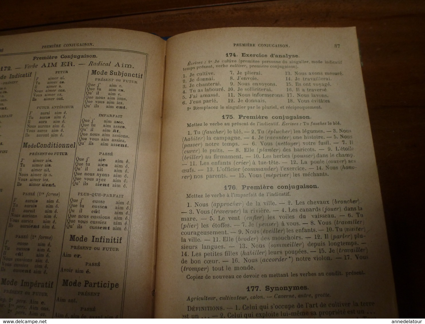 1904 Grammaire française pour 9 à 11 ans  --> Bien PENSER,PARLER et ÉCRIRE  le français est une clé de la réussite