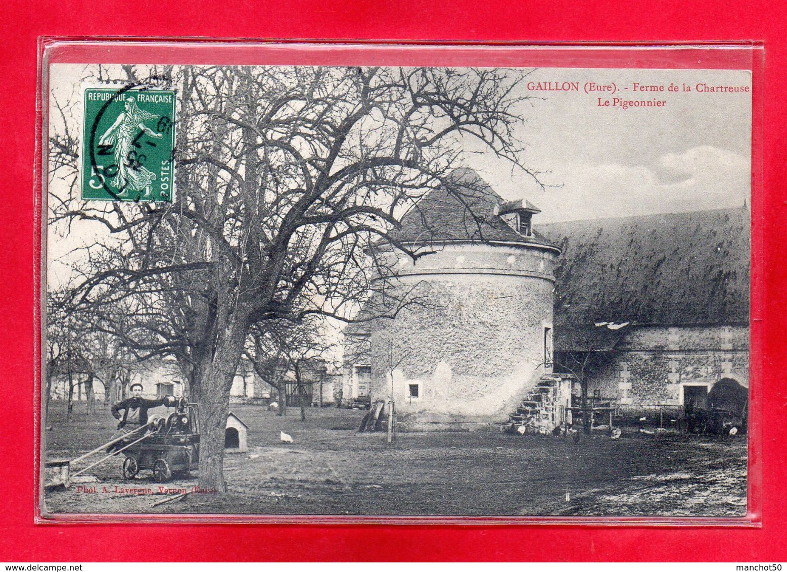 27-CPA AUBEVOYE - GAILLON - FERME DE LA CHARTREUSE - Aubevoye