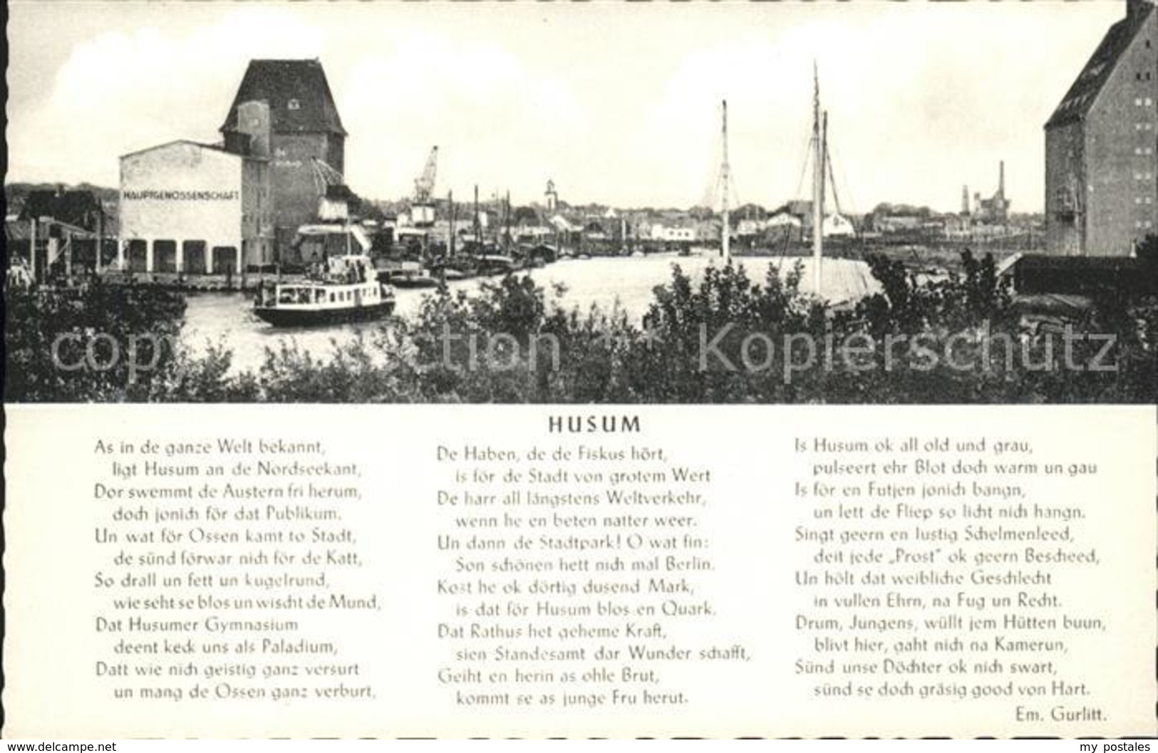 41589972 Husum Nordfriesland Hafen Husum - Husum