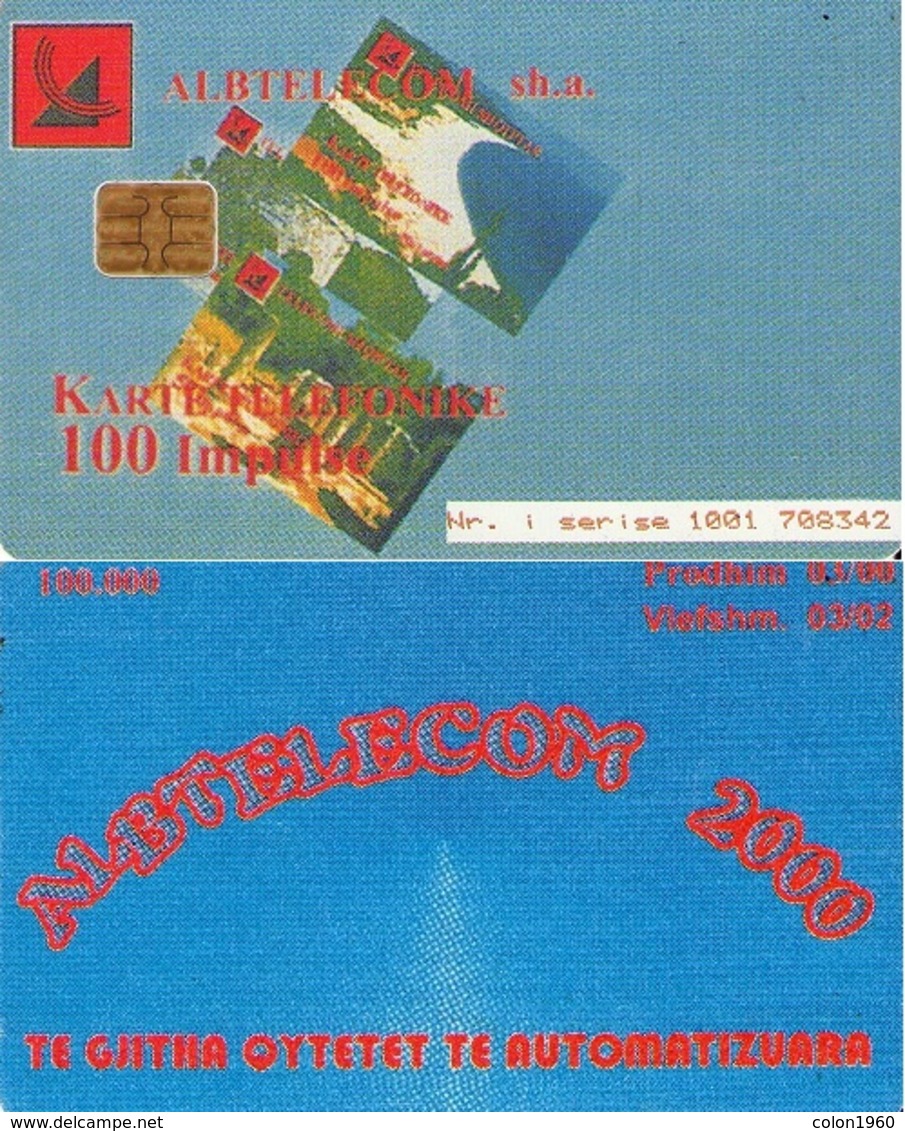 ALBANIA. ALB-46. Telephone Cards. 100U. 03-2000. (024) - Albania