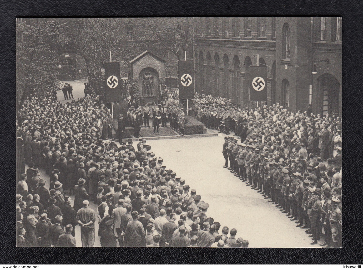 Drittes Reich Ak Berlin / Verpflichtung Vertrauensmänner Reichsdruckerei - Oorlog 1939-45