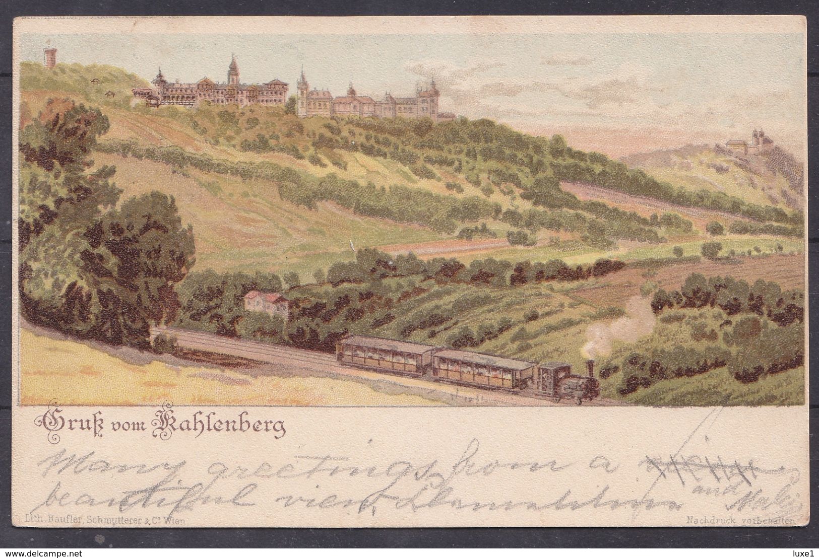 AUSTRIA , KAHLENBERG , OLD  POSTCARD - Autres & Non Classés