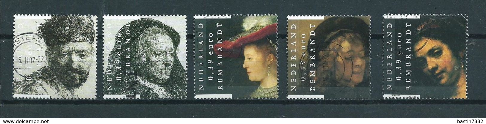 2006 Netherlands Complete Set Rembrandt Art Used/gebruikt/oblitere - Gebruikt