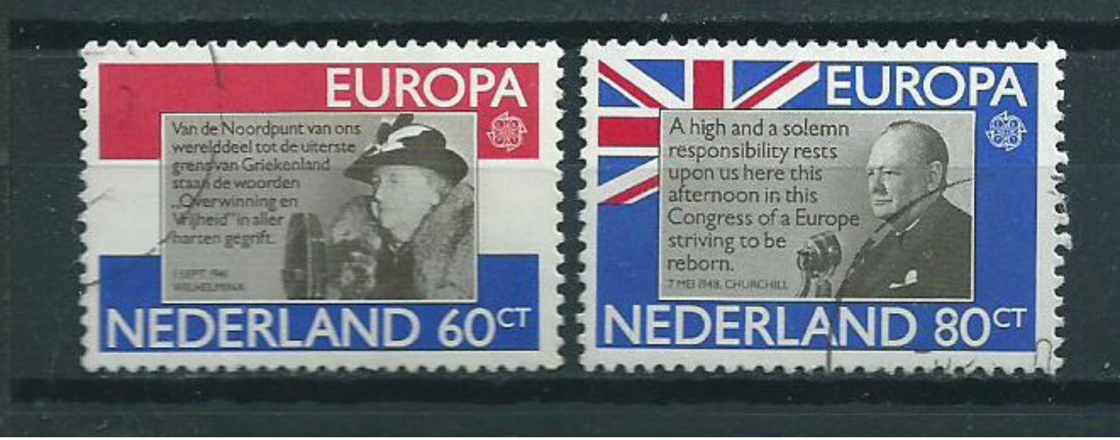 1980 Netherlands Complete Set Europe,cept Used/gebruikt/oblitere - Gebruikt