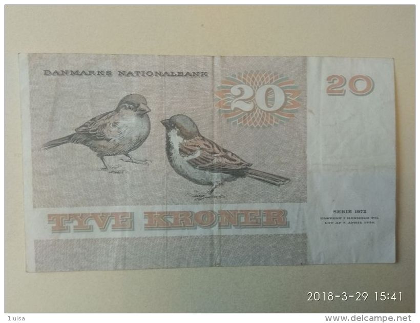 20  Kroner 1972 - Dinamarca