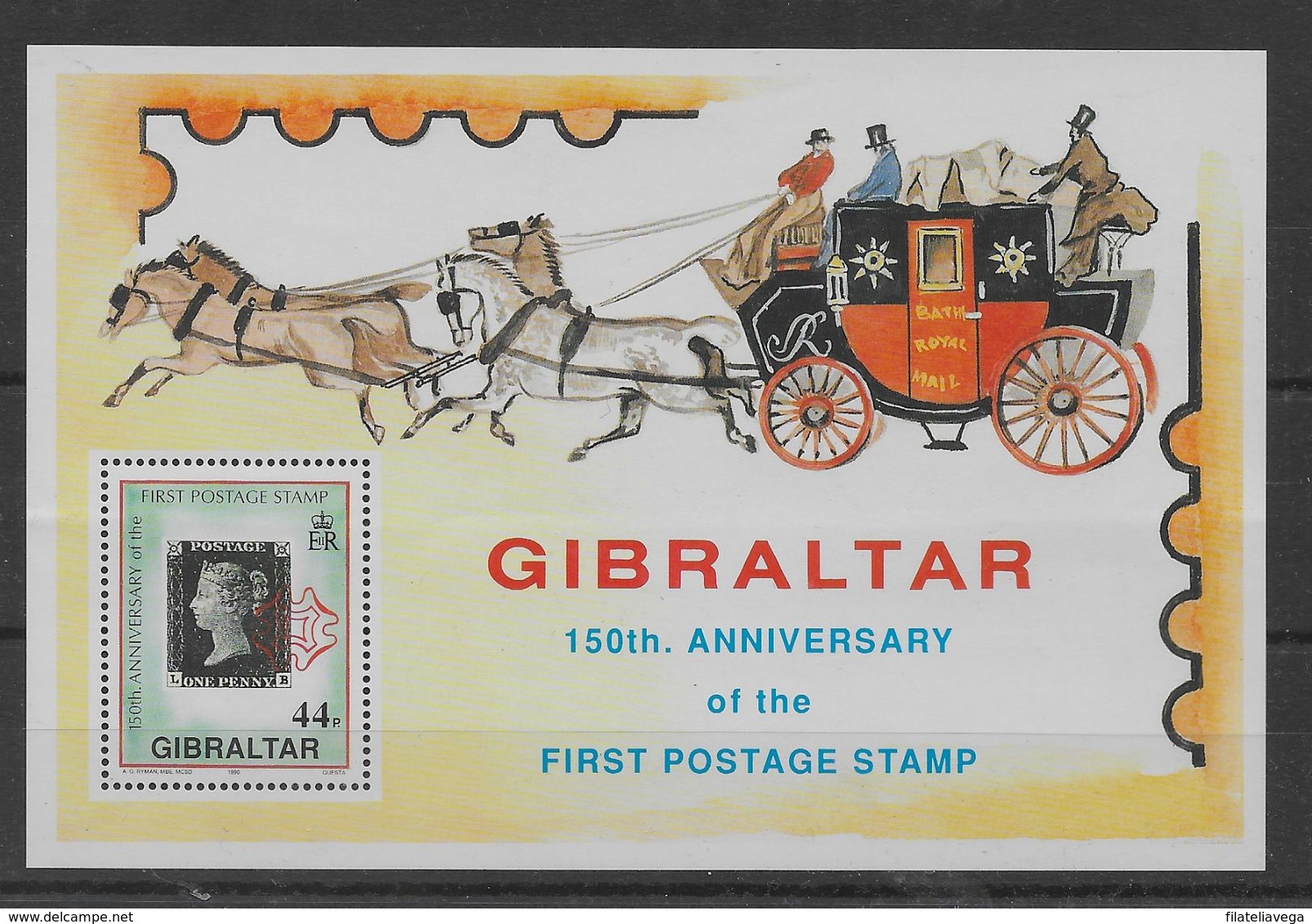 Hoja Bloque De Gibraltar Nº Yvert HB-14 ** - Gibraltar