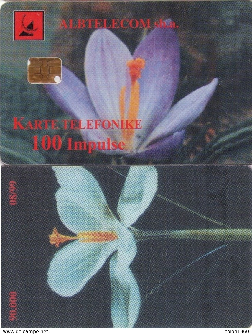 ALBANIA. ALB-43. FLOWERS. 100U. 08-1999. (034) - Albanien