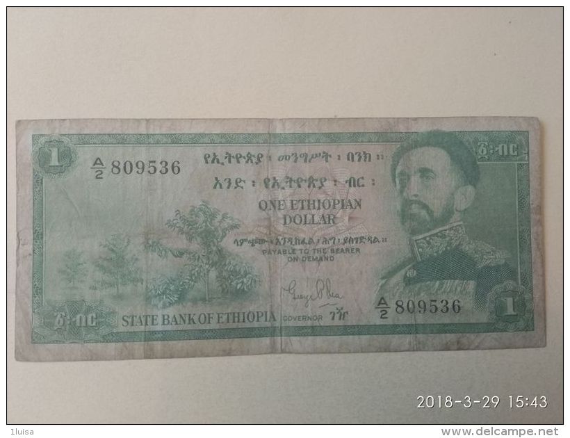 1 Birr 1961 - Ethiopia